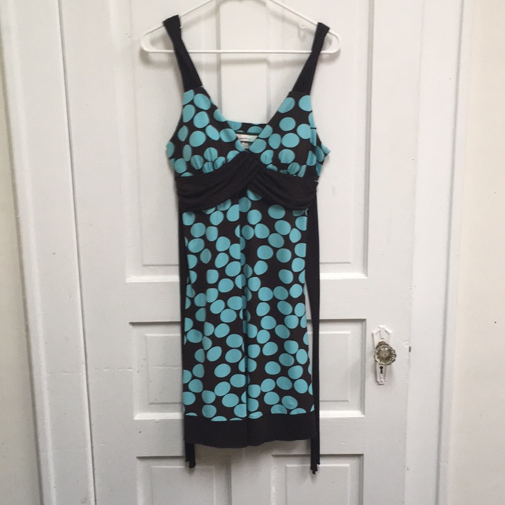 Ladies cute polka dot mini dress